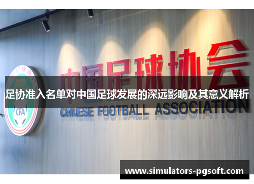 足协准入名单对中国足球发展的深远影响及其意义解析 足协准入名单对中国足球发展的深远影响及其意义解析