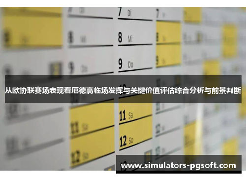 从欧协联赛场表现看厄德高临场发挥与关键价值评估综合分析与前景判断